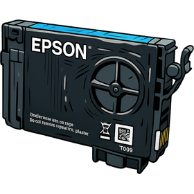 Unverpackte Epson Tintenpatrone (Leergut)