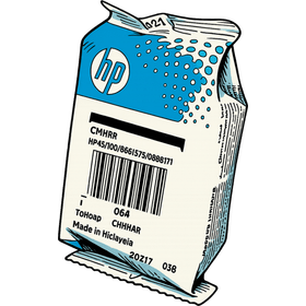 HP: Außenverpackung geöffnet bzw. fehlt
